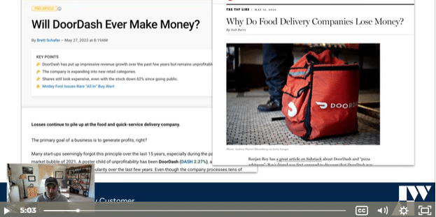 Lesson: The Door Dash Problem