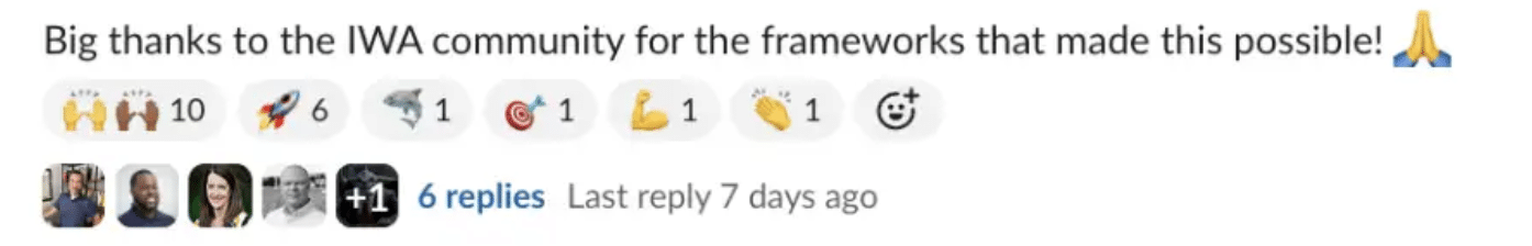 Slack reactions